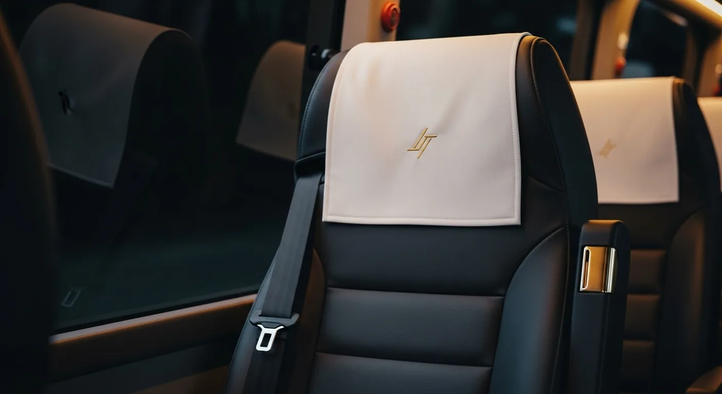 A clean, modern van interior